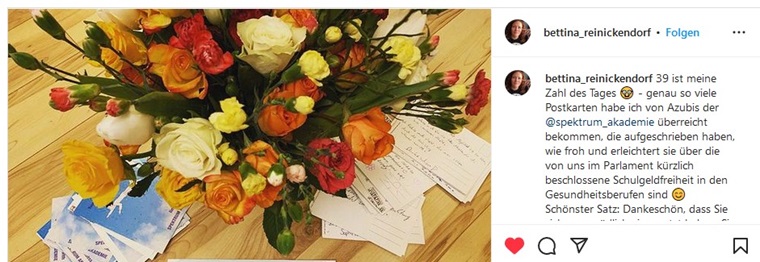 Foto von instagram-Post von Bettina König