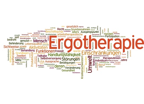 Tagcloud Ergotherapie, von andyller auf Adobe Stock