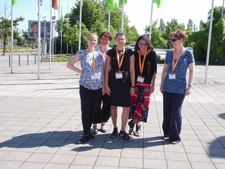 Foto: Das Spektrum-Team auf dem Ergotherapie-Kongress 2014